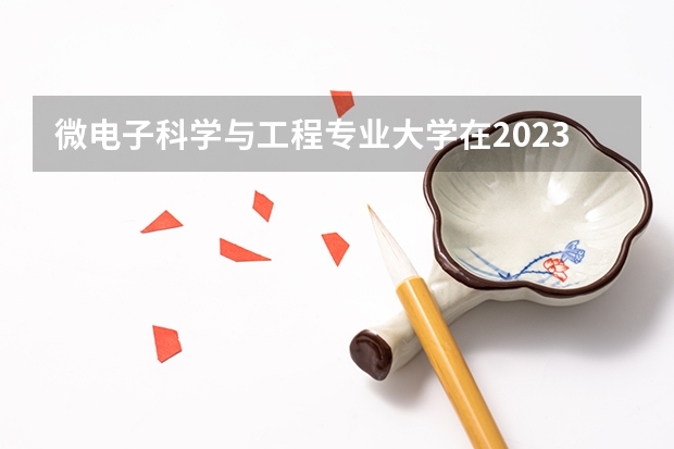 微电子科学与工程专业大学在2023年排名情况如何 微电子科学与工程专业排名前十的有哪些大学