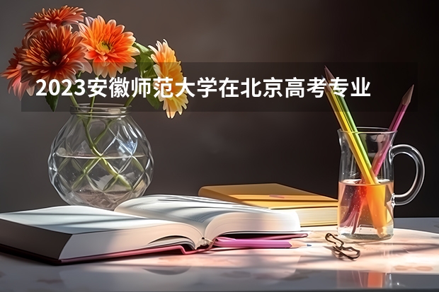 2023安徽师范大学在北京高考专业招生计划人数是多少