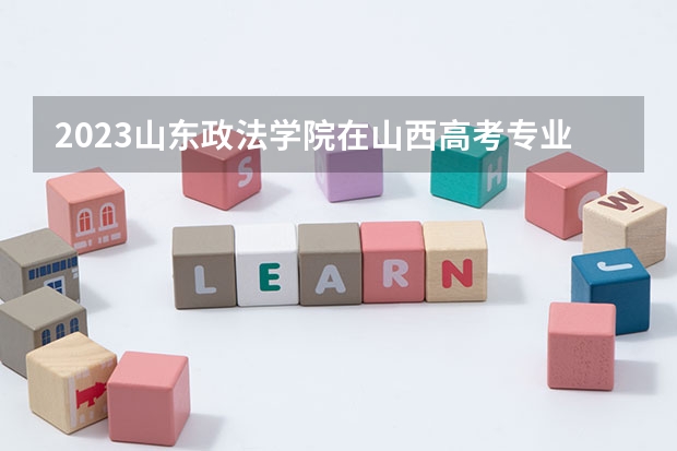 2023山东政法学院在山西高考专业招生计划人数是多少