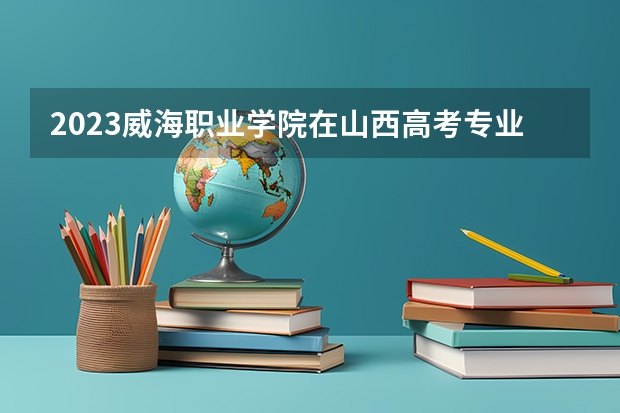 2023威海职业学院在山西高考专业招生计划人数是多少