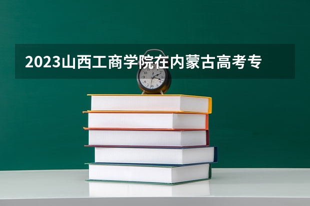 2023山西工商学院在内蒙古高考专业招生计划人数是多少