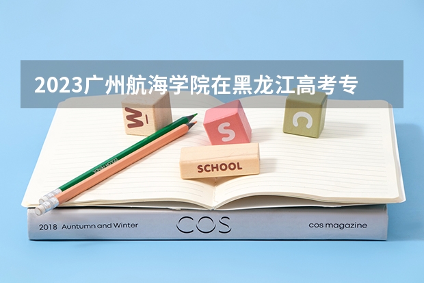 2023广州航海学院在黑龙江高考专业招生计划人数是多少