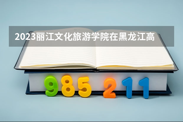 2023丽江文化旅游学院在黑龙江高考专业招生计划人数是多少