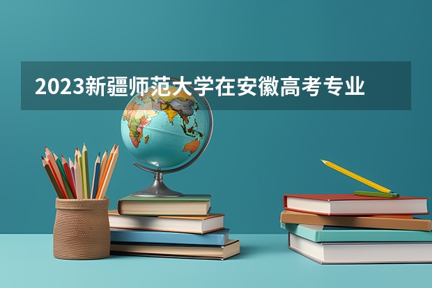 2023新疆师范大学在安徽高考专业招生计划人数是多少