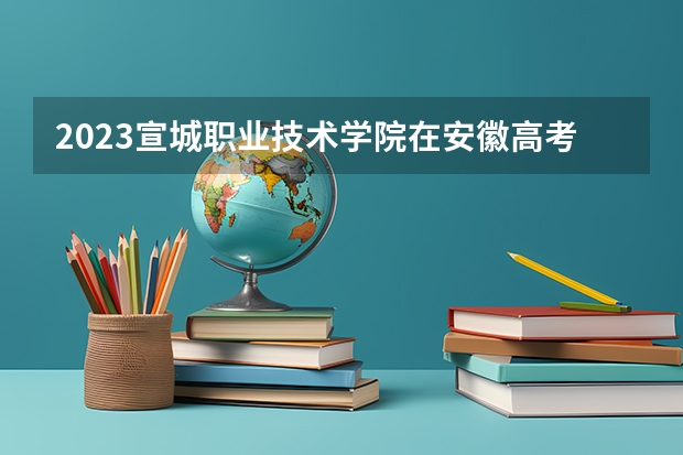 2023宣城职业技术学院在安徽高考专业招生计划人数是多少