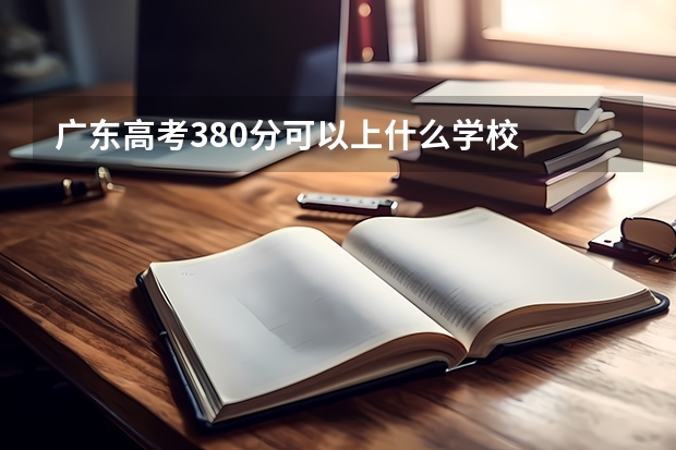 广东高考380分可以上什么学校