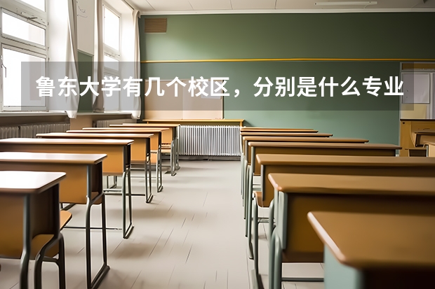 鲁东大学有几个校区，分别是什么专业的？