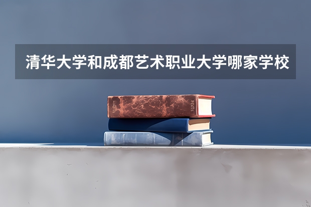 清华大学和成都艺术职业大学哪家学校录取分数低