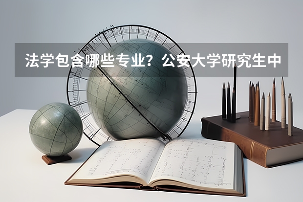 法学包含哪些专业？公安大学研究生中法律（非法学）和法律（法学）都属于法学专业吗？