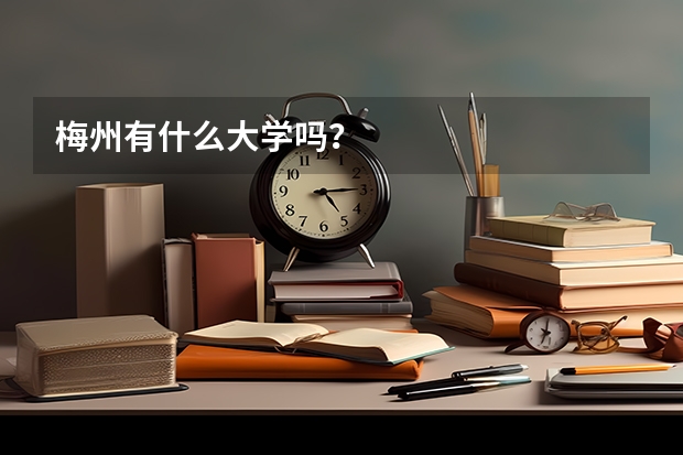 梅州有什么大学吗？