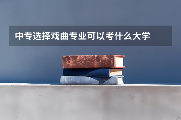 中专选择戏曲专业可以考什么大学