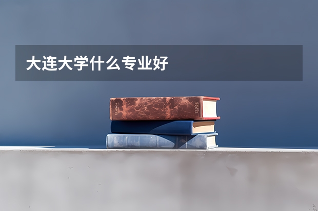 大连大学什么专业好