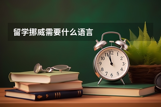 留学挪威需要什么语言