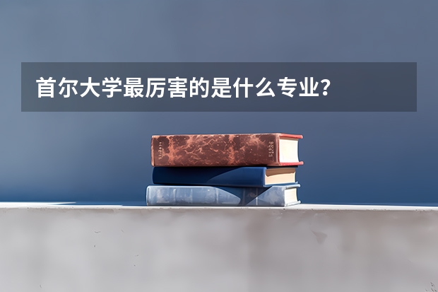 首尔大学最厉害的是什么专业？