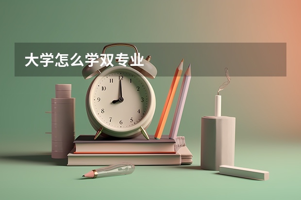 大学怎么学双专业