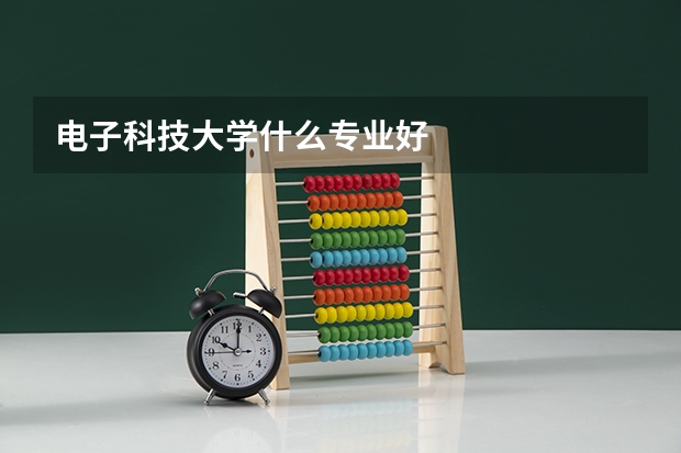 电子科技大学什么专业好