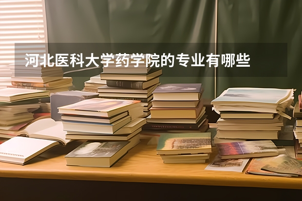 河北医科大学药学院的专业有哪些