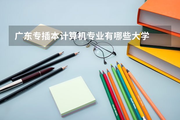 广东专插本计算机专业有哪些大学